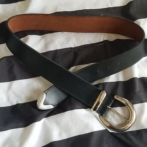 Levi's Black Leather Buckle Belt
